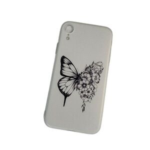 White Artistic Butterfly Wing Phone Case